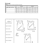 Patron de Couture Burda 6501 Top - Ribes y Casals