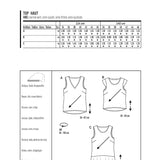 Patron de Couture Burda 6501 Top - Ribes y Casals