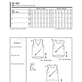 Patron de Couture Burda 6501 Top - Ribes y Casals