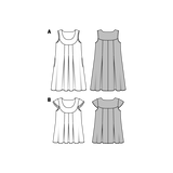 Patron de Couture Burda 6532 Robe et Top - Ribes y Casals
