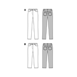 Patron de Couture Burda 6534 Pantalons - Ribes y Casals