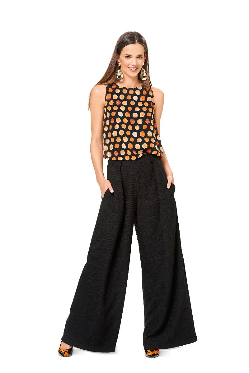 Patron de Couture Burda 6544 Pantalons - Ribes y Casals