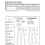 Patron de Couture Burda 6573 Pantalons - Ribes y Casals