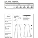 Patron de Couture Burda 6573 Pantalons - Ribes y Casals