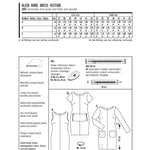 Patron de Couture Burda 6609 Robe - Ribes y Casals