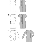 Patron de Couture Burda 6609 Robe - Ribes y Casals