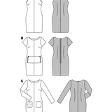Patron de Couture Burda 6609 Robe - Ribes y Casals