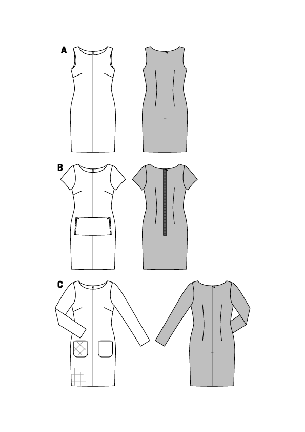Patron de Couture Burda 6609 Robe - Ribes y Casals