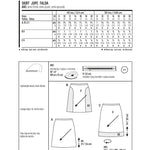 Patron de Couture Burda 6612 Jupe - Ribes y Casals