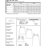 Patron de Couture Burda 6682 Jupe - Ribes y Casals