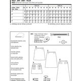 Patron de Couture Burda 6682 Jupe - Ribes y Casals