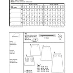 Patron de Couture Burda 6682 Jupe - Ribes y Casals