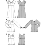 Patron de Couture Burda 6685 Robe et chemisier - Ribes y Casals