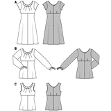 Patron de Couture Burda 6685 Robe et chemisier - Ribes y Casals