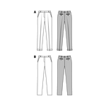 Patron de Couture Burda 6689 Pantalons - Ribes y Casals