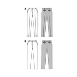 Patron de Couture Burda 6689 Pantalons - Ribes y Casals