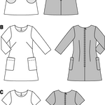 Patron de Couture Burda 6721 Robe - Ribes y Casals