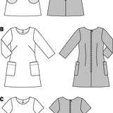 Patron de Couture Burda 6721 Robe - Ribes y Casals
