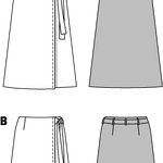 Patron de Couture Burda 6733 Jupe - Ribes y Casals