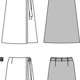 Patron de Couture Burda 6733 Jupe - Ribes y Casals