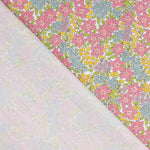 Percal imprimé Guirlande rose - Ribes y Casals