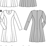 Patron de Couture Burda 6821 Robe - Ribes y Casals