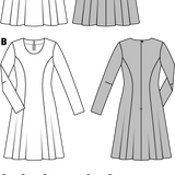 Patron de Couture Burda 6821 Robe - Ribes y Casals