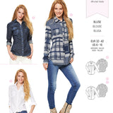 Patron de Couture Burda 6849 Blouse - Ribes y Casals