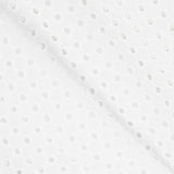 Tissu Broderie Suisse Carreaux Blanc - Ribes y Casals