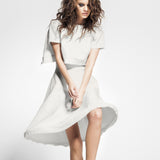 Tissu Broderie Suisse Fleurs Blanc - Ribes y Casals