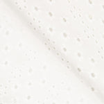 Tissu Broderie Suisse Fleurs Blanc - Ribes y Casals