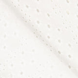 Tissu Broderie Suisse Fleurs Blanc - Ribes y Casals