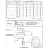 Patron de Couture Burda 6904 Jupe - Ribes y Casals