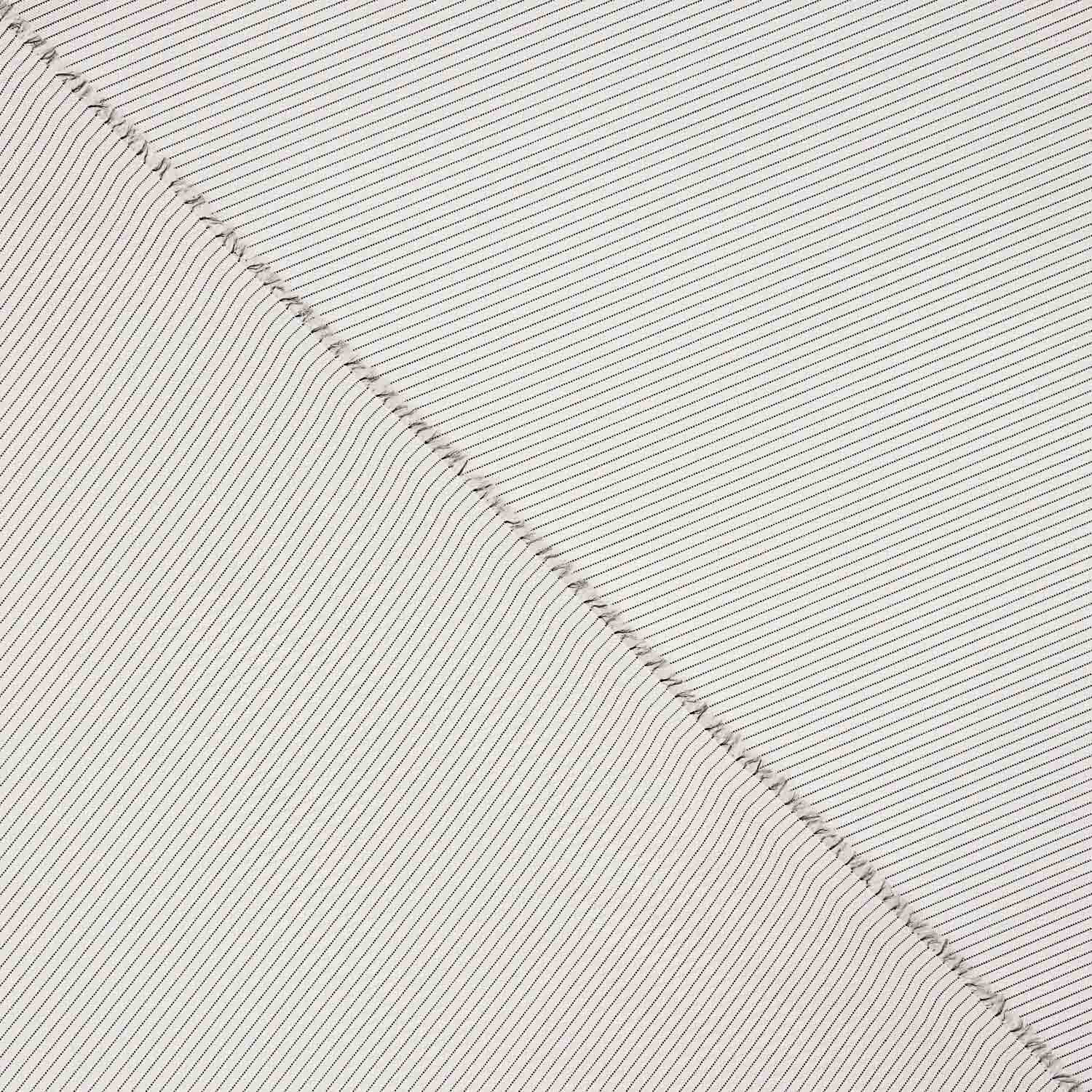 Doublure en polyester rayé noir - Ribes y Casals