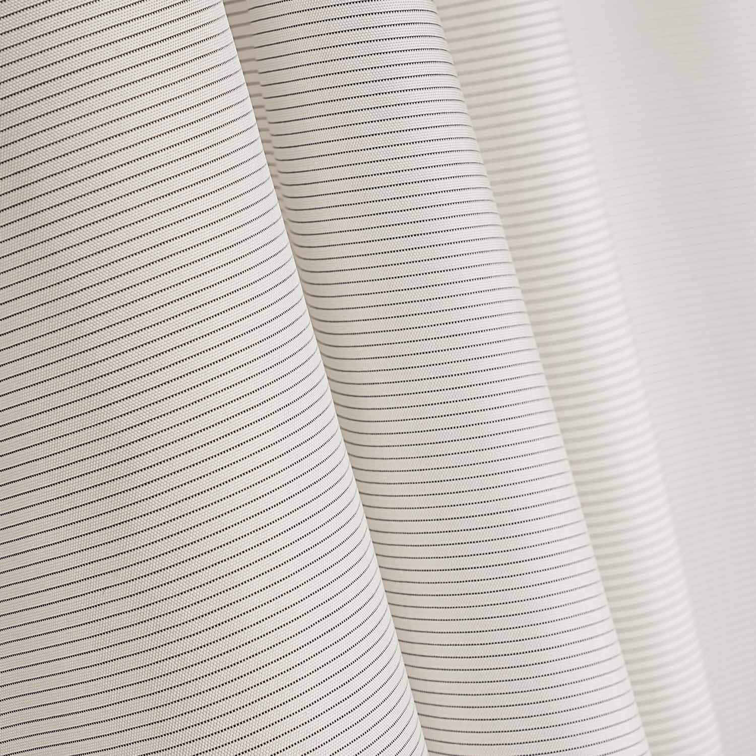 Doublure en polyester rayé noir - Ribes y Casals