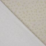 Percal imprimé Feuilles Vert Doux - Ribes y Casals