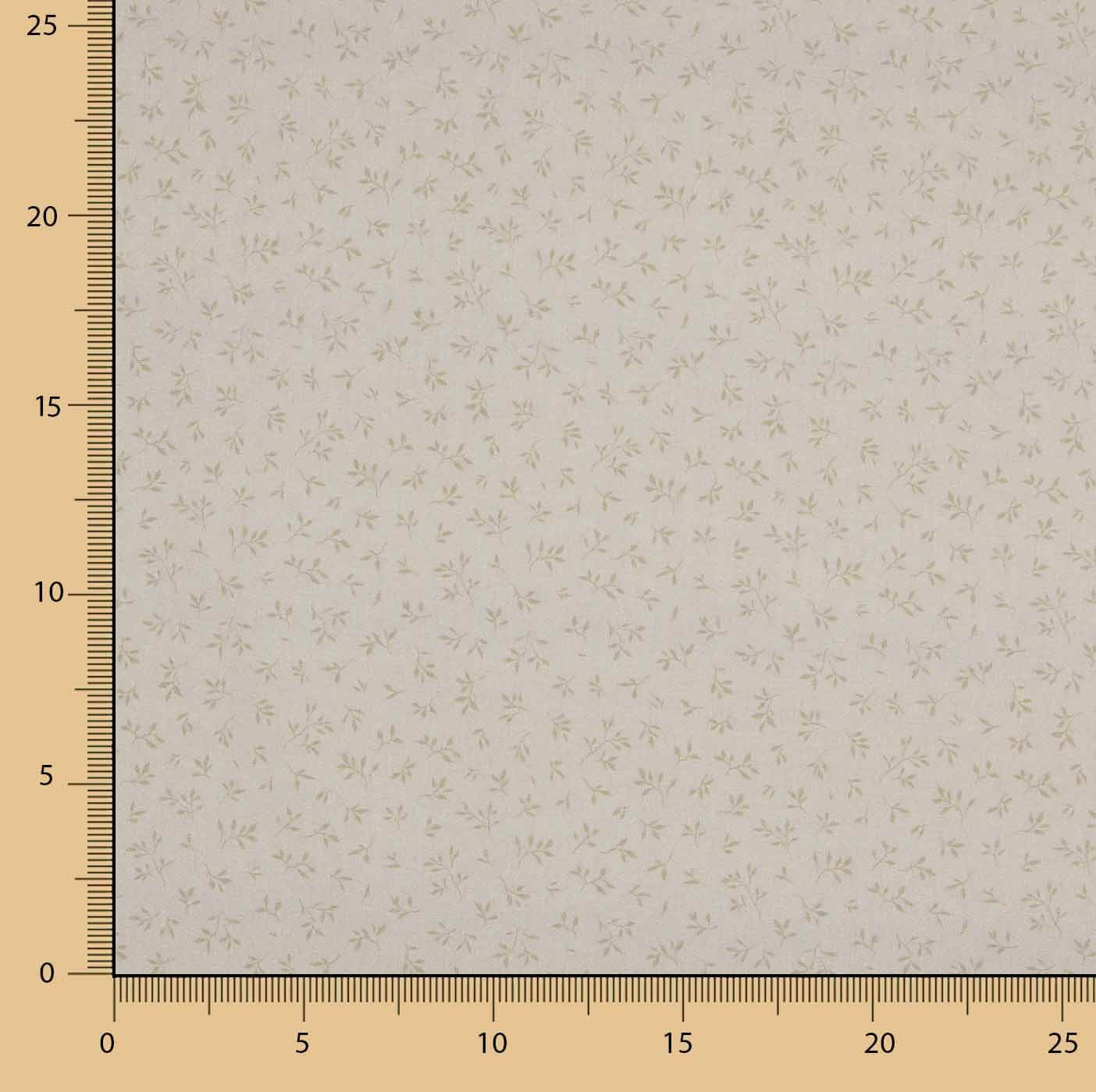 Percal imprimé Feuilles Vert Doux - Ribes y Casals