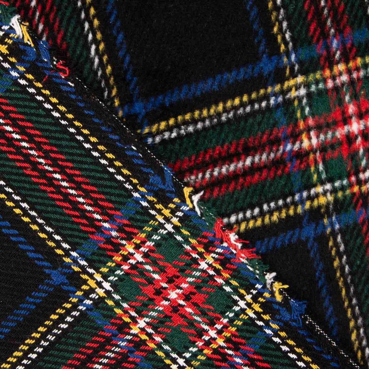 Tissu pour manteau à carreaux écossais vert - Ribes y Casals