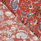 Crêpe de satin Cachemire Feu - Ribes y Casals