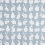 Percal imprimé Rabbit Maxi Aqua - Ribes y Casals