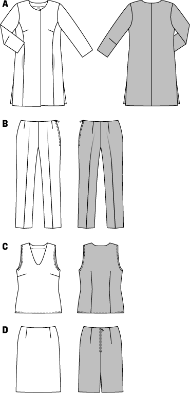 Patron de Couture Burda 7075 Combinaison - Ribes y Casals