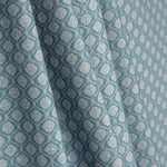 Popeline Blue Retro Oval - Ribes y Casals
