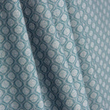 Popeline Blue Retro Oval - Ribes y Casals