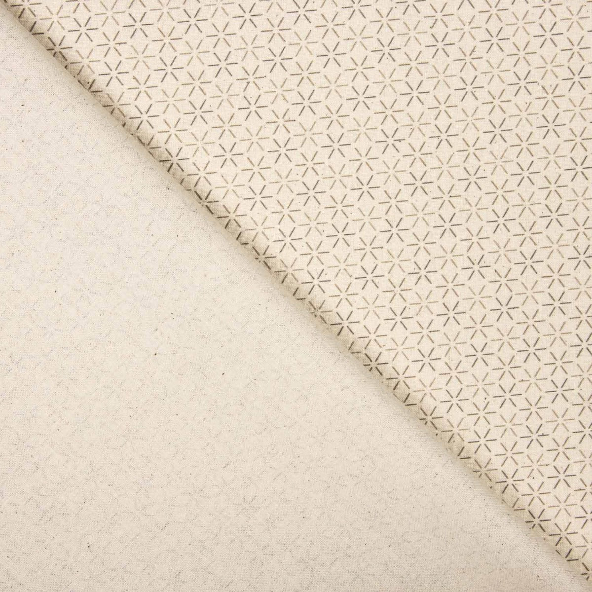 Popeline Beige Star - Ribes y Casals