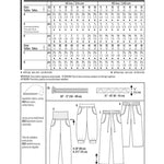 Patron de Couture Burda 7230 Pantalon - Ribes y Casals