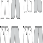 Patron de Couture Burda 7230 Pantalon - Ribes y Casals