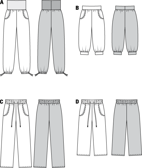 Patron de Couture Burda 7230 Pantalon - Ribes y Casals