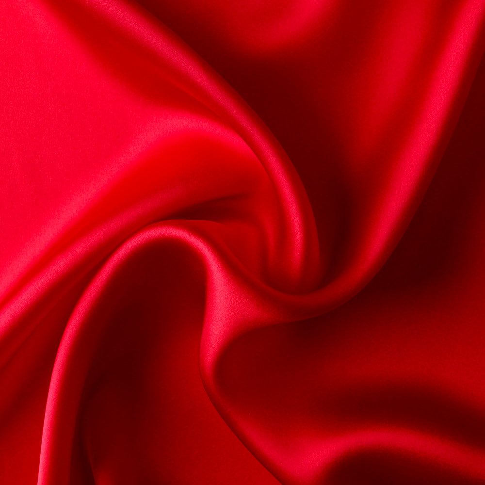 Satin Soie Naturelle Rouge Passion - Ribes y Casals