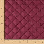 Doublure en rayonne matelassée grenat - Ribes y Casals