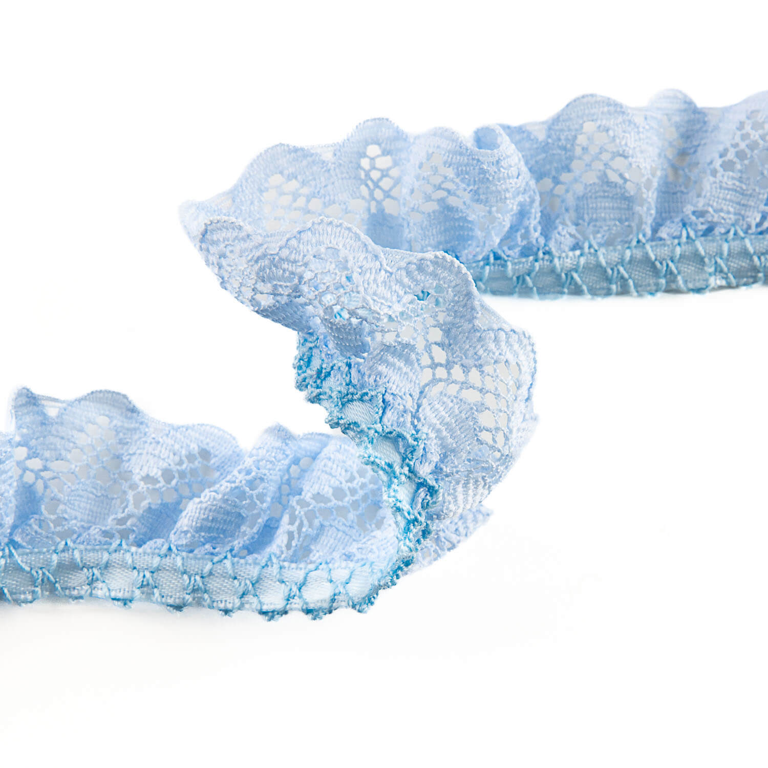 Bande de dentelle bleue douce 22 mm - Ribes y Casals